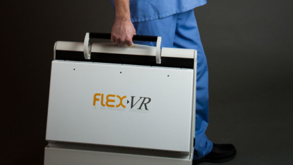 FlexVR simulator folded away