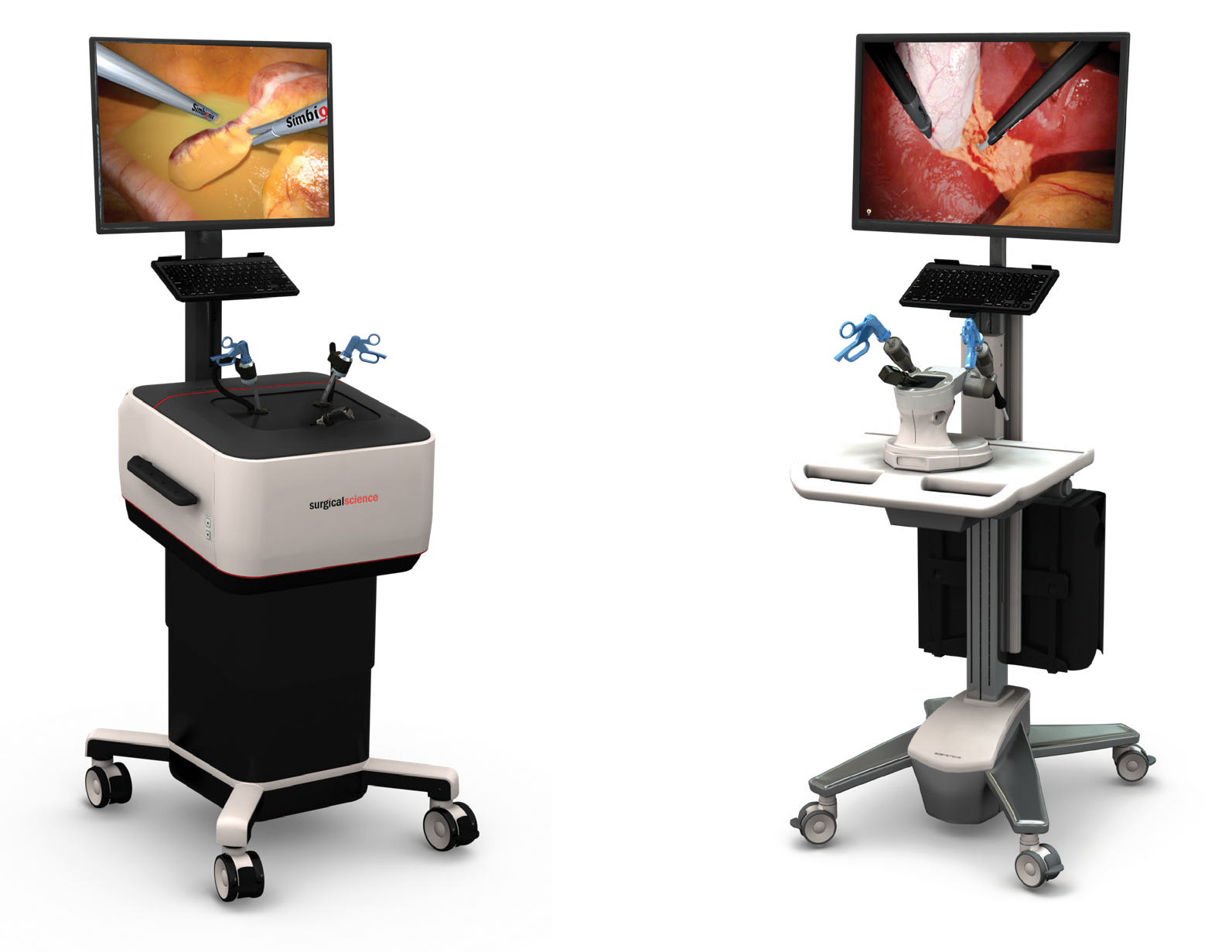 two different Simbionix LAP simulators