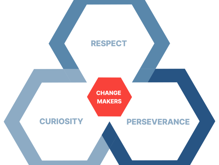 Company Values Hexagon